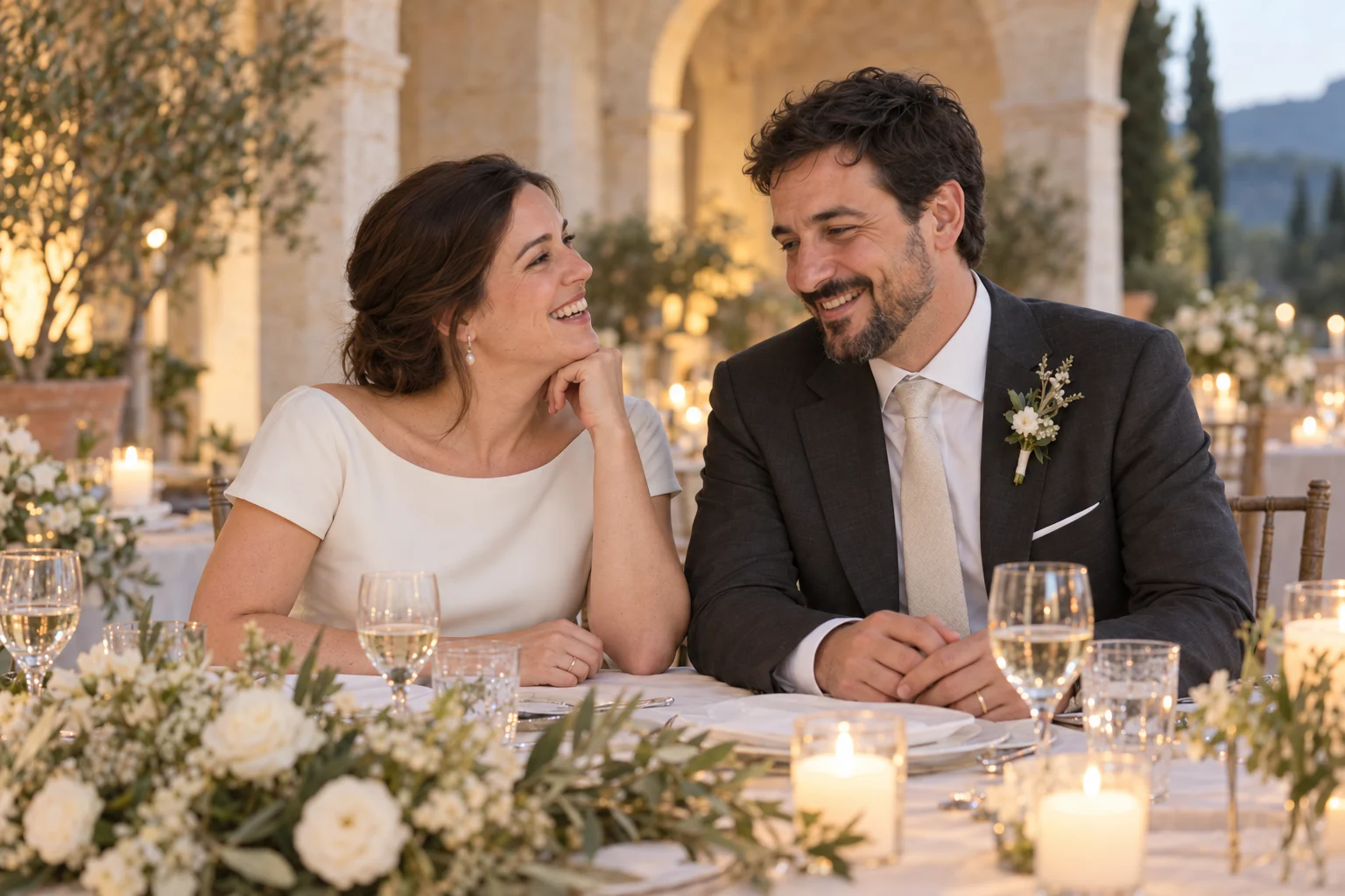 Cristina & Jose comparten una sobremesa